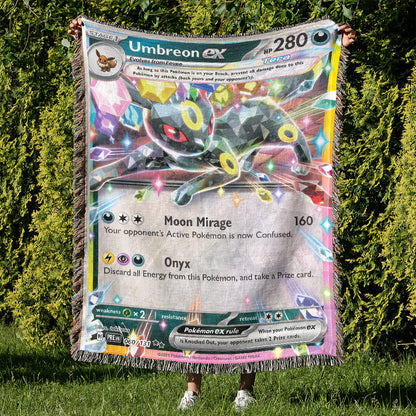 PKM Umbreon EX Custom Woven Blanket