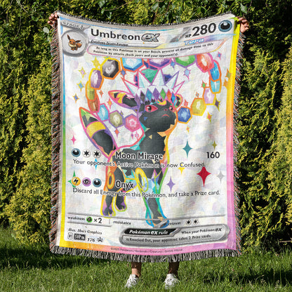 PKM Umbreon EX Custom Woven Blanket