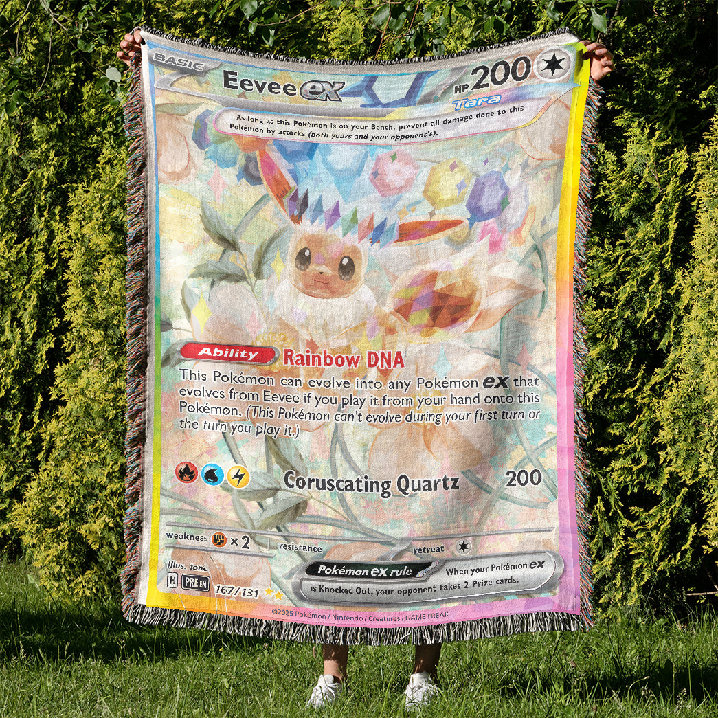 PKM Eevee EX Custom Woven Blanket
