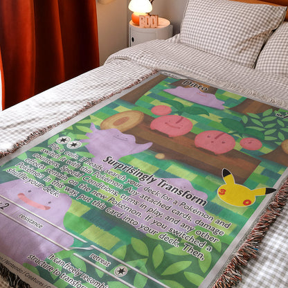 PKM Ditto Card Custom Woven Blanket