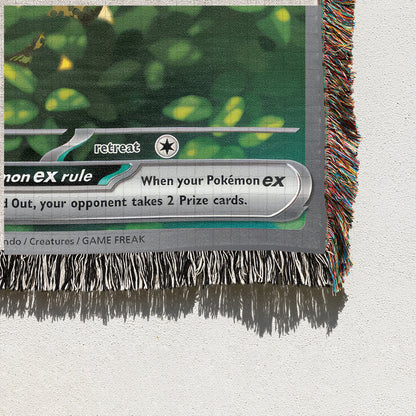 PKM Pikachu EX Custom Woven Blanket