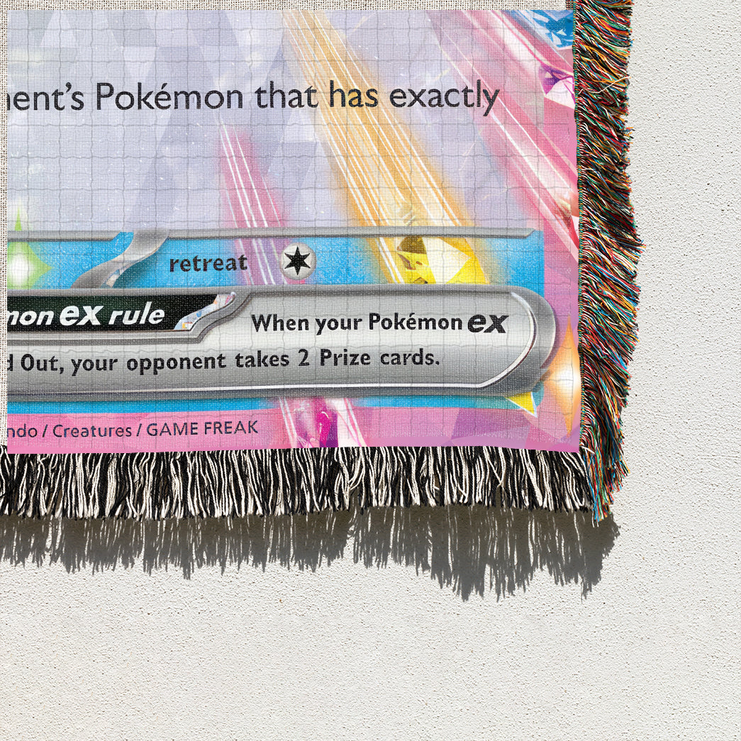 PKM Glaceon EX Custom Woven Blanket