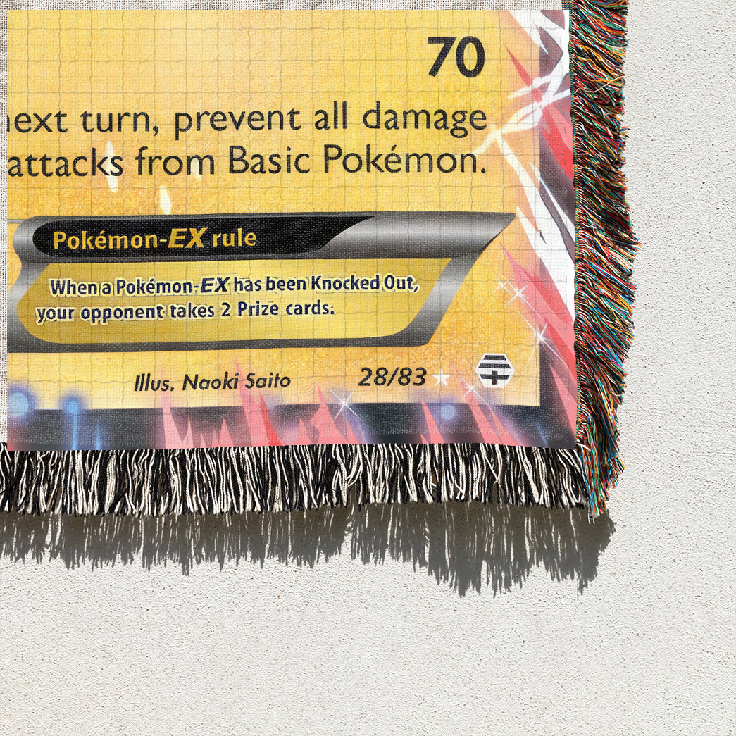PKM Jolteon EX Custom Woven Blanket