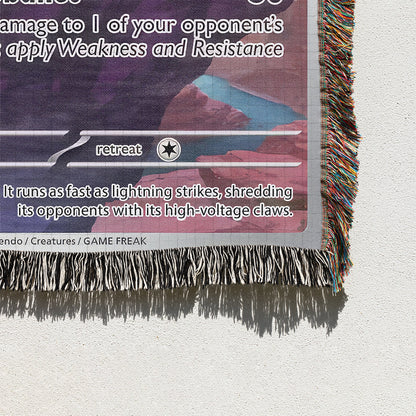 PKM Zeraora Card Custom Woven Blanket