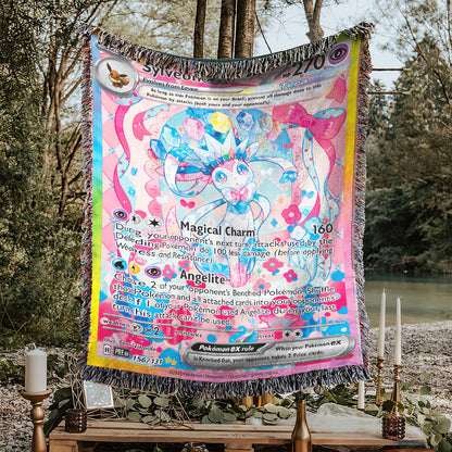 PKM Sylveon EX  Custom Woven Blanket