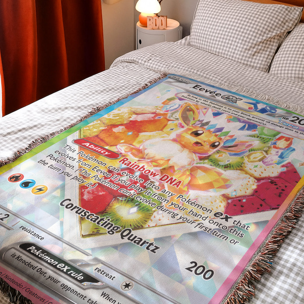 PKM Eevee EX Custom Woven Blanket