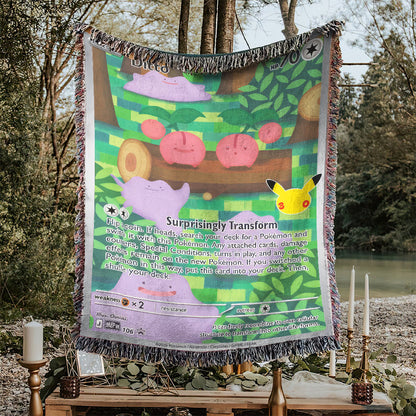 PKM Ditto Card Custom Woven Blanket
