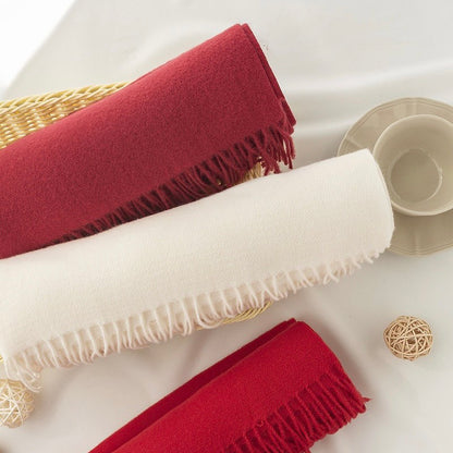 Valentine Personalized Embroidered Couple Scarf