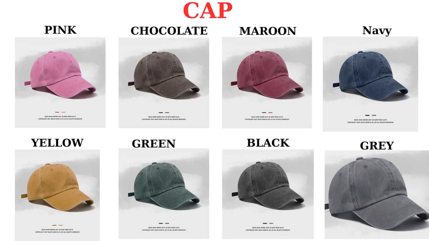 Father's Day Personalized Embroidered The Man The Myth The Legend Papa Dyed Cap