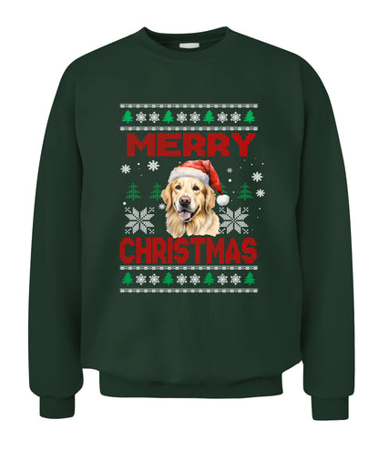 Personalized Pet Dog Merry Christmas Printed Graphic Apparel